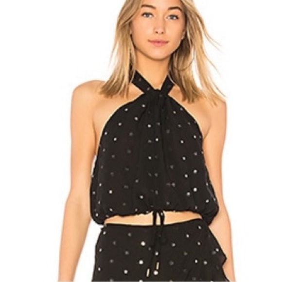 House if Harlow 1960 X Revolve Sequin Halter Top Size M - Picture 1 of 10